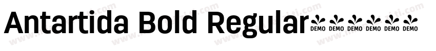 Antartida Bold Regular字体转换